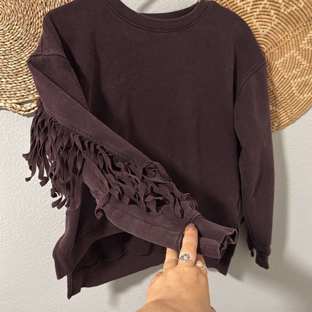 Shyanne Fringe Sleeve Women's Top -
